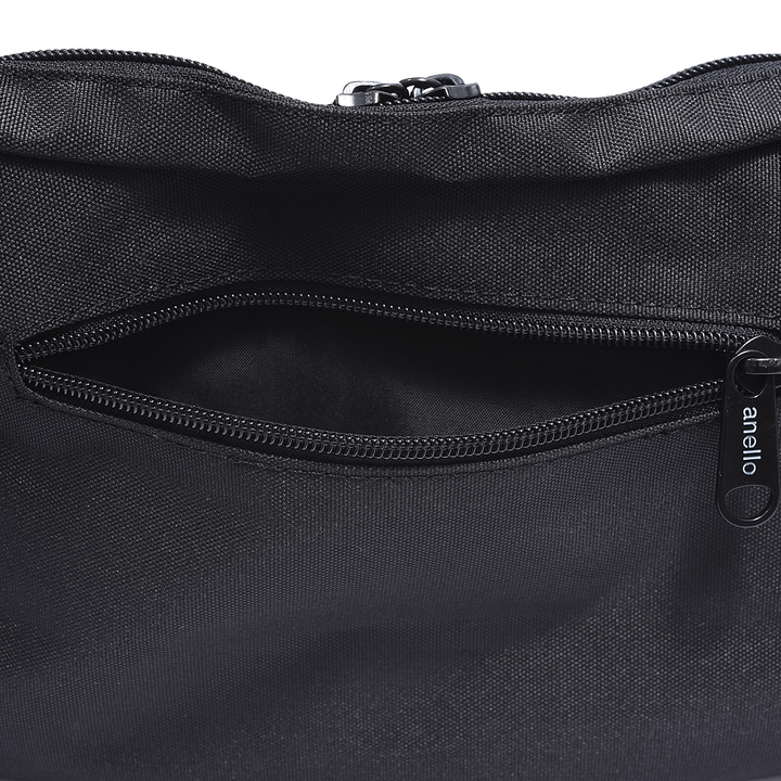 anello 船型涤纶单肩包 黑色
